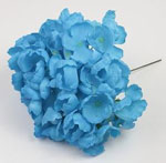 Hydrangeas Londres. Flamenco Flowers for Hair. Turquoise. 20cm. 9.300€ #504190087TRQS40